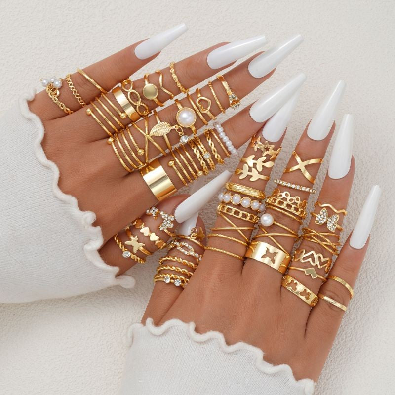 Conjunto de Anéis Femininos