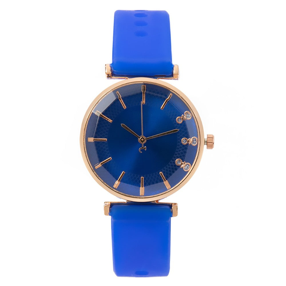 Relógio Feminino Elegante com Detalhes em Cristal