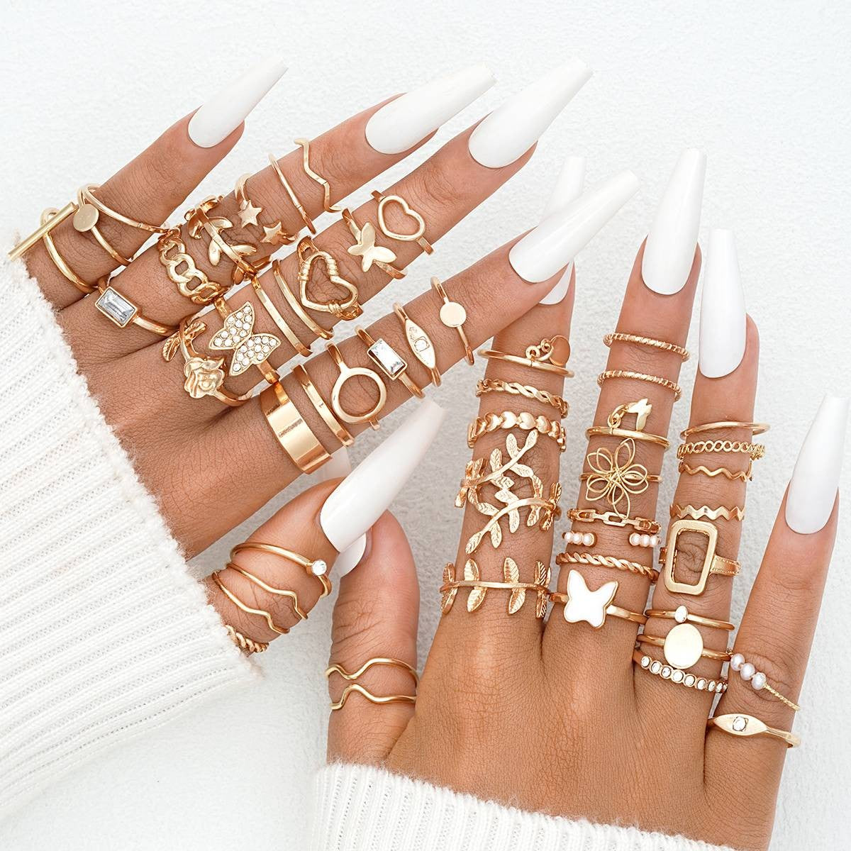 Conjunto de Anéis Femininos