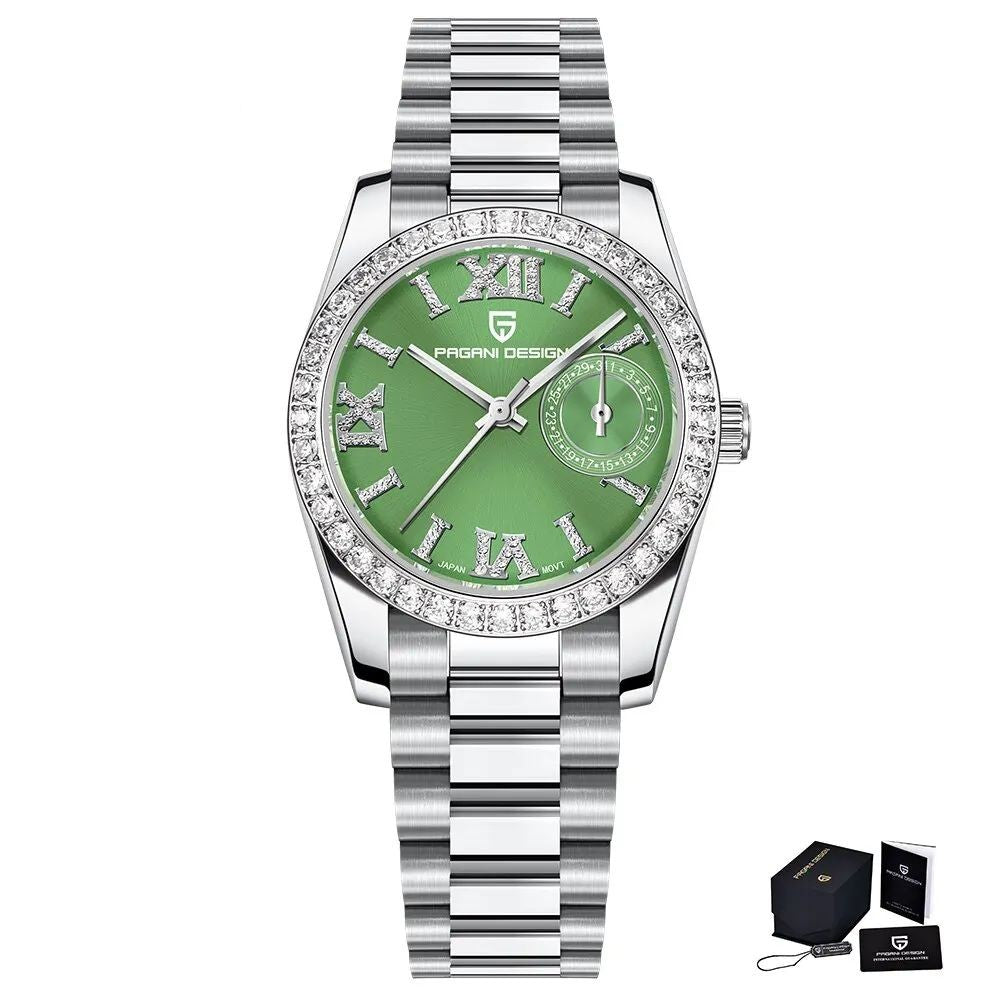 Relógio Feminino de Luxo com Cristais