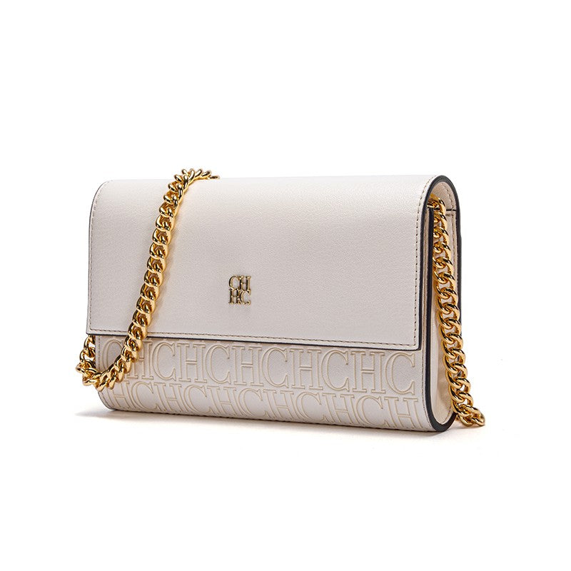 Bolsa de Luxo Feminina com Corrente Dourada