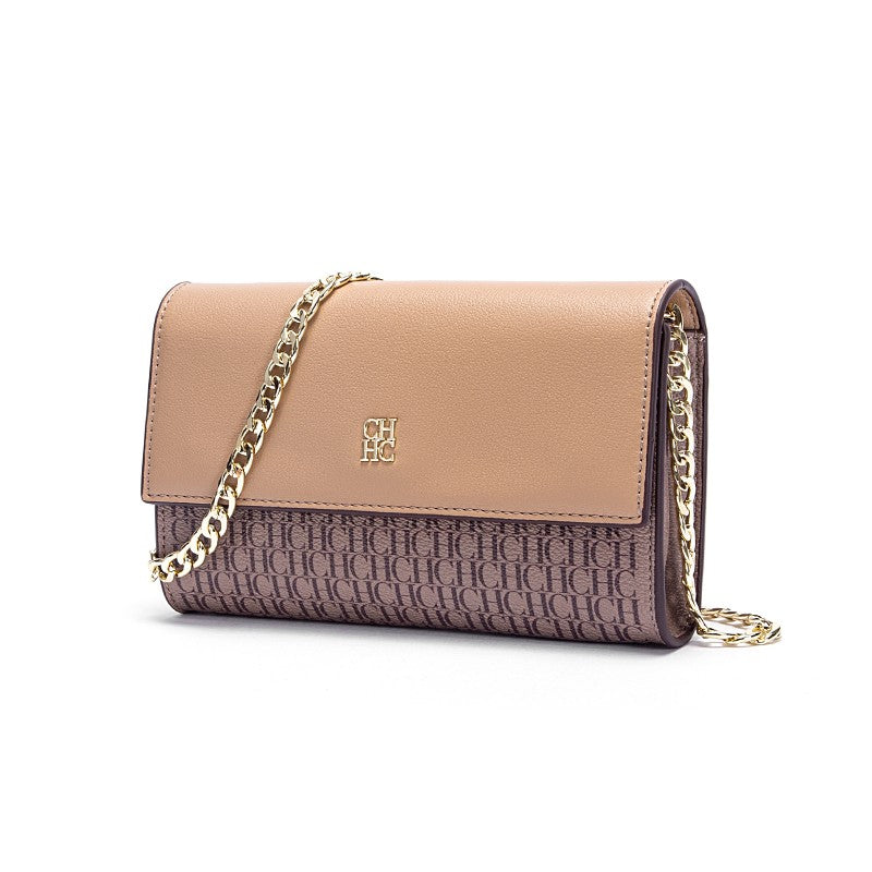 Bolsa de Luxo Feminina com Corrente Dourada